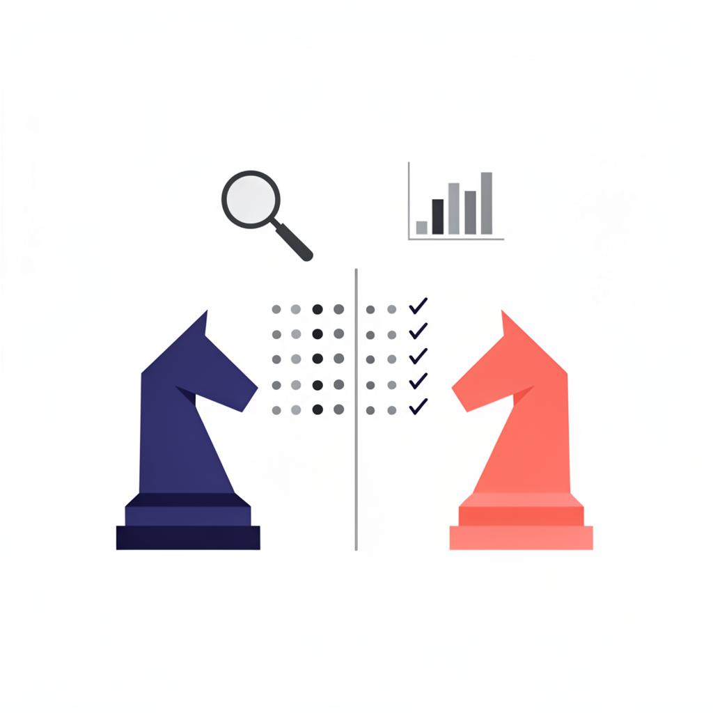 IZZE Competitors workspace showing competitive intelligence matrix