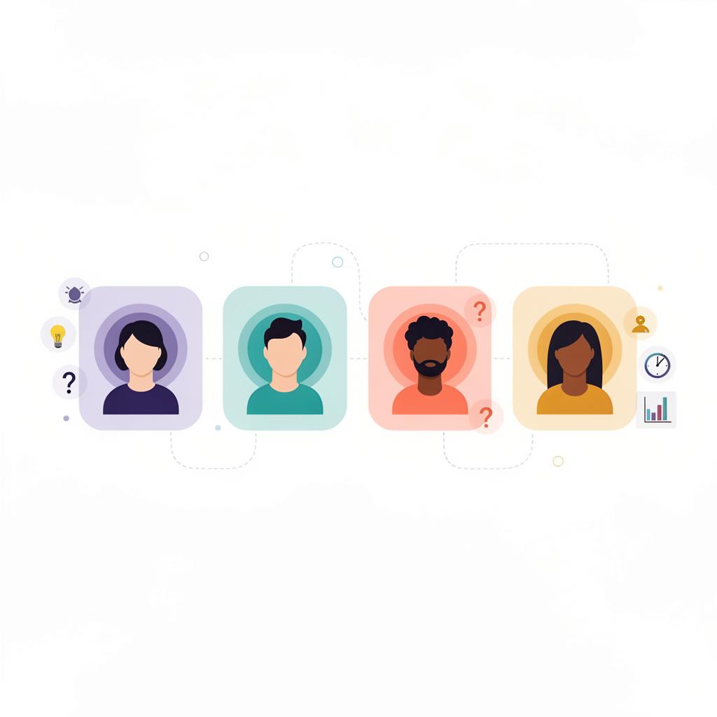 IZZE Personas workspace showing buyer persona cards